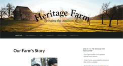 Desktop Screenshot of heritagefarmmaine.com